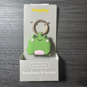 Apple AirTag Keychain Heyday FROG Silicone Carabiner Accessory Holder NEW